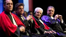 Il Presidente della Repubblica, Sergio Mattarella in occasione della cerimonia di consegna dell’onorificenza accademica di Dottore Honoris Causa dall’Università di Aix-Marseille (foto di Francesco Ammendola - Ufficio per la Stampa e la Comunicazione della Presidenza della Repubblica)