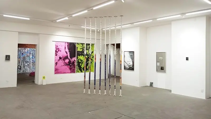 Uno scorcio della mostra in Spazio Contemporanea