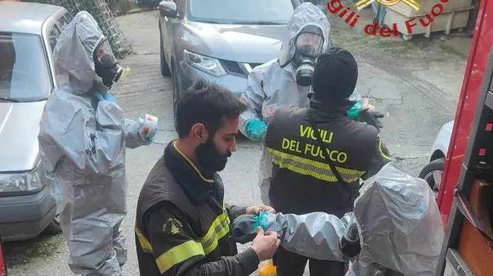 I Vigili del fuoco del nucleo Nbcr