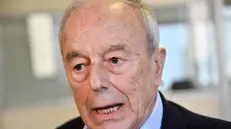 Beppino Englaro al convegno 'Eluana 10 anni dopo: continua l'impegno per l'autodeterminazione e le disposizioni anticipate', Milano, 8 febbraio 2019. ANSA/DANIEL DAL ZENNARO