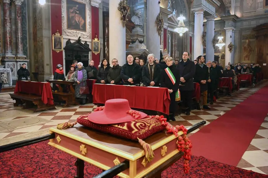 La messa  «Ab omni malo» nella chiesa di San Faustino