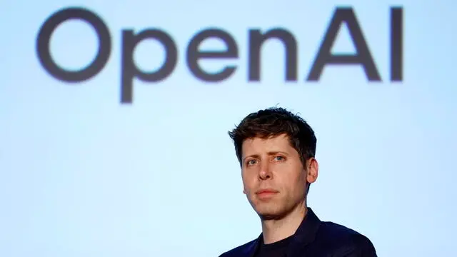 epa11872436 OpenAI CEO Sam Altman attends a talk session with SoftBank Group Corp. chairman and CEO during the event 'Transforming Business through AI' in Tokyo, Japan, 03 February 2025. SoftBank Group CEO Masayoshi Son announced that he had reached an agreement with OpenAI CEO Sam Altman to establish a joint venture in Japan aimed at providing artificial intelligence services to businesses. EPA/FRANCK ROBICHON