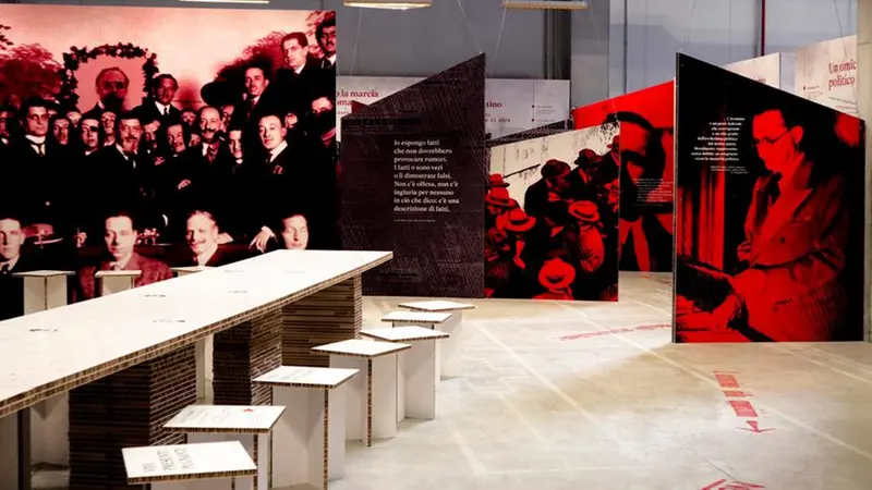 L'esposizione sull'Aventino nella sala ex Cavallerizza - Foto Filippo Papa