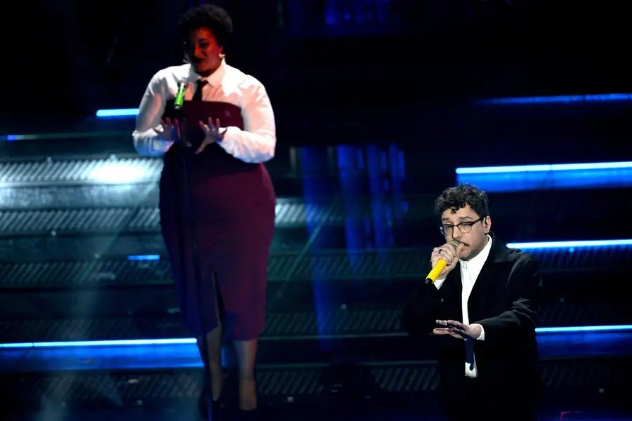 Sanremo 2025, gli scatti della prima serata