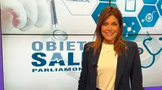 Daniela Affinita in studio a Obiettivo Salute