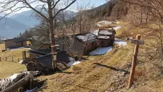 Le baite in località Pra del Bis in Valcamonica