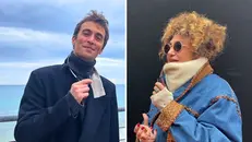 Mattia Stanga e Marcella Bella a Sanremo 2025