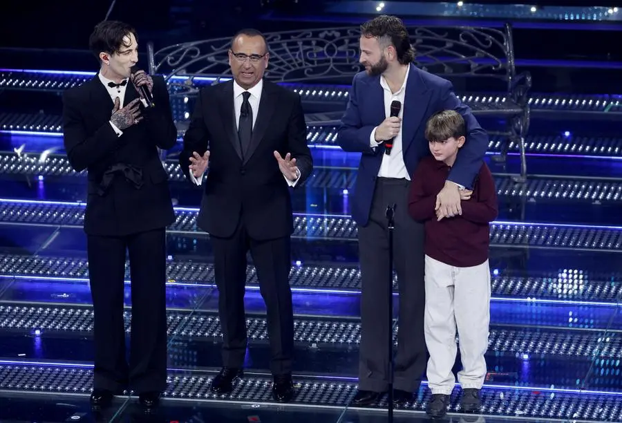 Sanremo 2025, seconda serata: l'esibizione di Damiano David