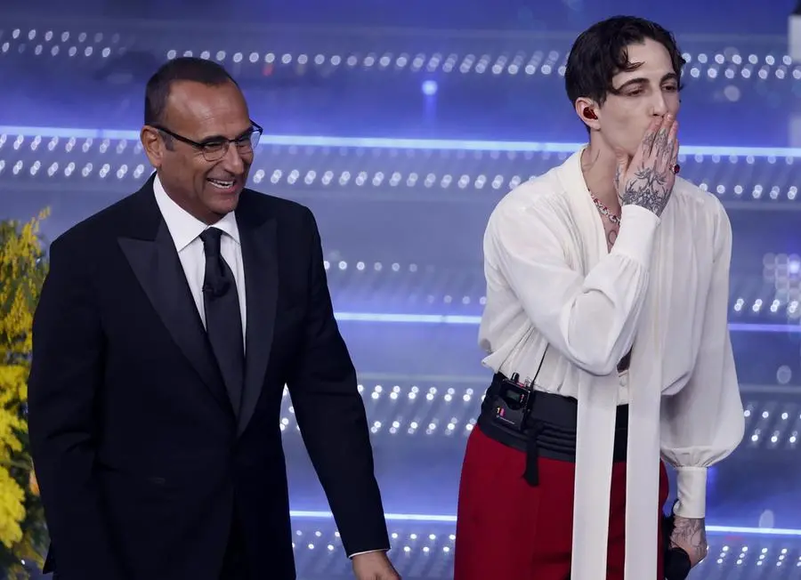 Sanremo 2025, seconda serata: la seconda esibizione di Damiano David