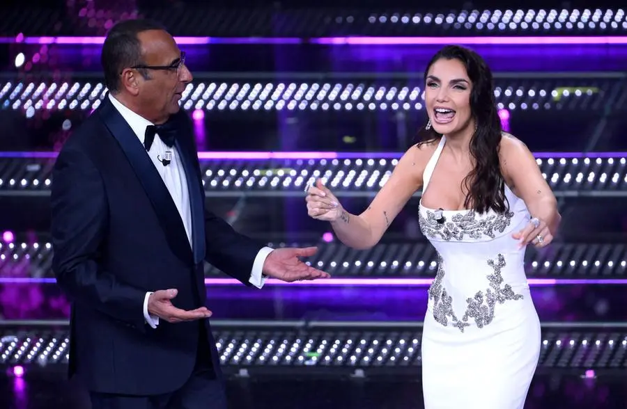 Sanremo 2025, gli scatti della terza serata