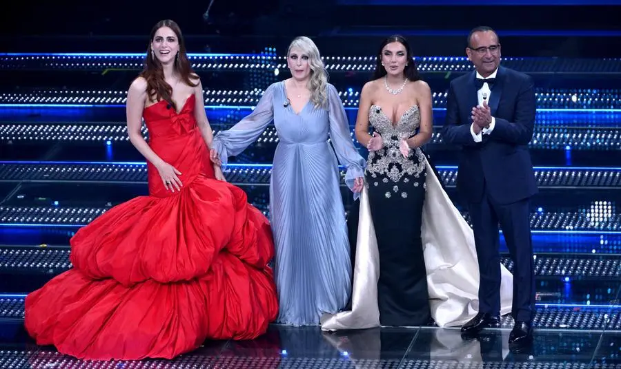 Sanremo 2025, gli scatti della terza serata