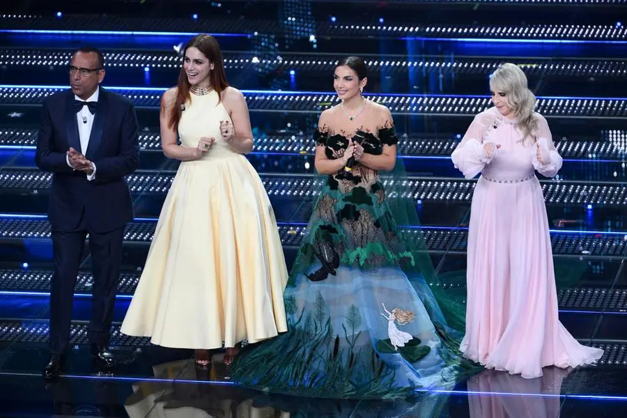 Sanremo 2025, gli scatti della terza serata