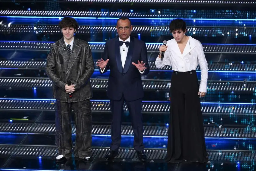 Sanremo 2025, gli scatti della terza serata