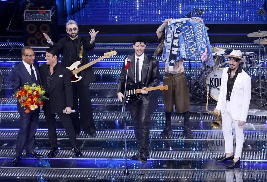 Sanremo 2025, gli scatti della serata delle cover e dei duetti
