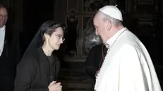 Il Santo Padre ha nominato Segretario Generale del Governatorato dello Stato della Città del Vaticano la Reverendissima Suor Raffaella Petrini, F.S.E., finora Officiale della Congregazione per l’Evangelizzazione dei Popoli. Curriculum vitae, 5 novembre 2021. ANSA/ VATICAN MEDIA ++HO - NO SALES EDITORIAL USE ONLY++