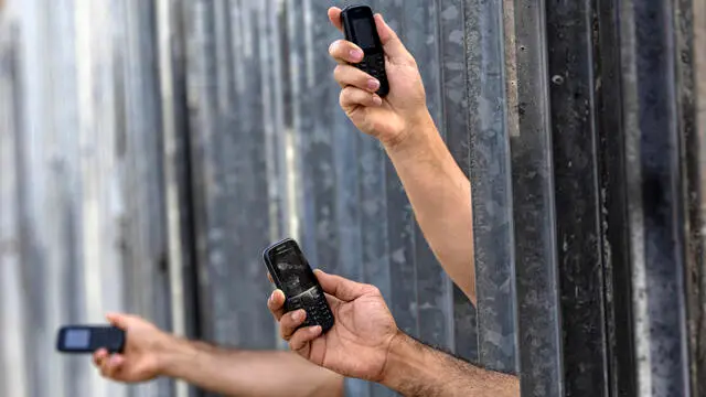 Immigrati attualmente permanenti, nel CPR di Ponte Galeria, settore maschile. Roma, 29 maggio 2024 ANSA/MASSIMO PERCOSSI