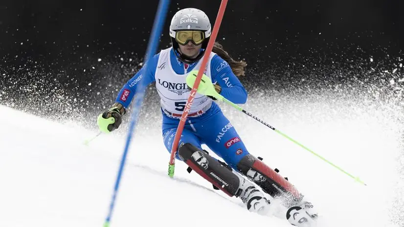 Marta Rossetti in azione a Saalbach - © www.giornaledibrescia.it