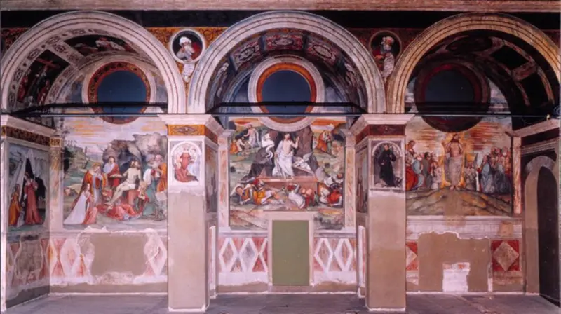 Gli affreschi della parete nord del coro opera di Paolo da Caylina il Giovane