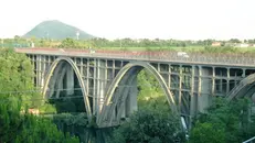 Il ponte della A4 sul fiume Oglio che necessita di interventi - © www.giornaledibrescia.it