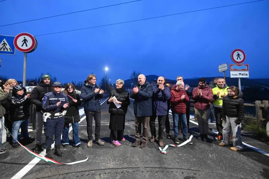 La riapertura del ponte tra Brescia e Collebeato