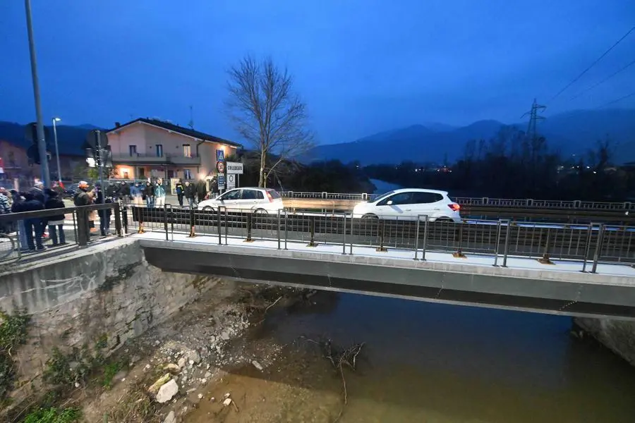 La riapertura del ponte tra Brescia e Collebeato