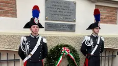La cerimonia in onore di Lorenzo Forleo