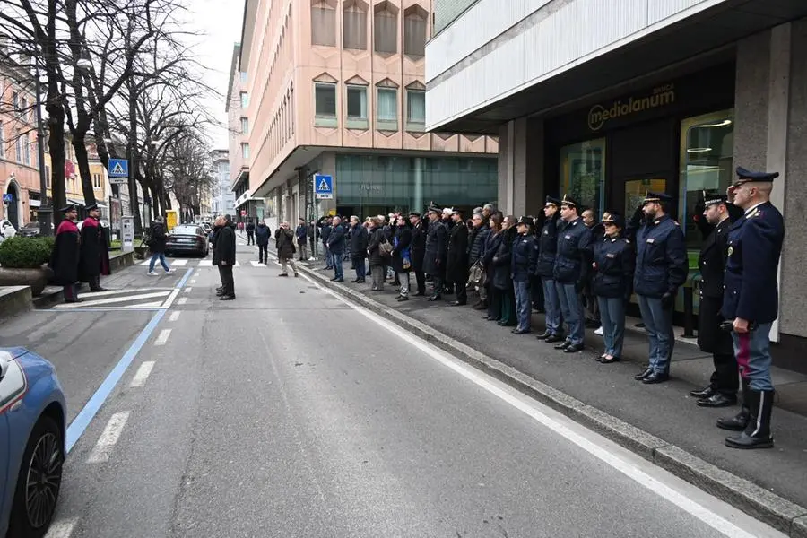 La commemorazione di Domenico Prosperi in via Gramsci