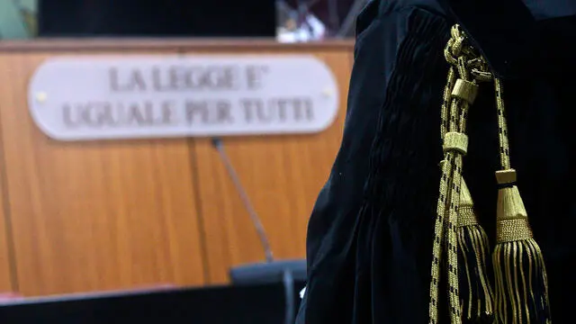 Un momento della sentenza al termine dell’udienza sul processo dell’inchiesta dello Stadio della Roma presso il tribunale di Piazzale Clodio, Roma, 05 aprile 2024. ANSA/ANGELO CARCONI