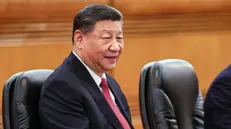 epa11876462 Chinese President Xi Jinping attends a meeting with his Pakistani counterpart at the Great Hall of the People in Beijing, China, 05 February 2025. The Pakistani president is on a state visit to China from 04 to 08 February. EPA/WU HAO / POOL