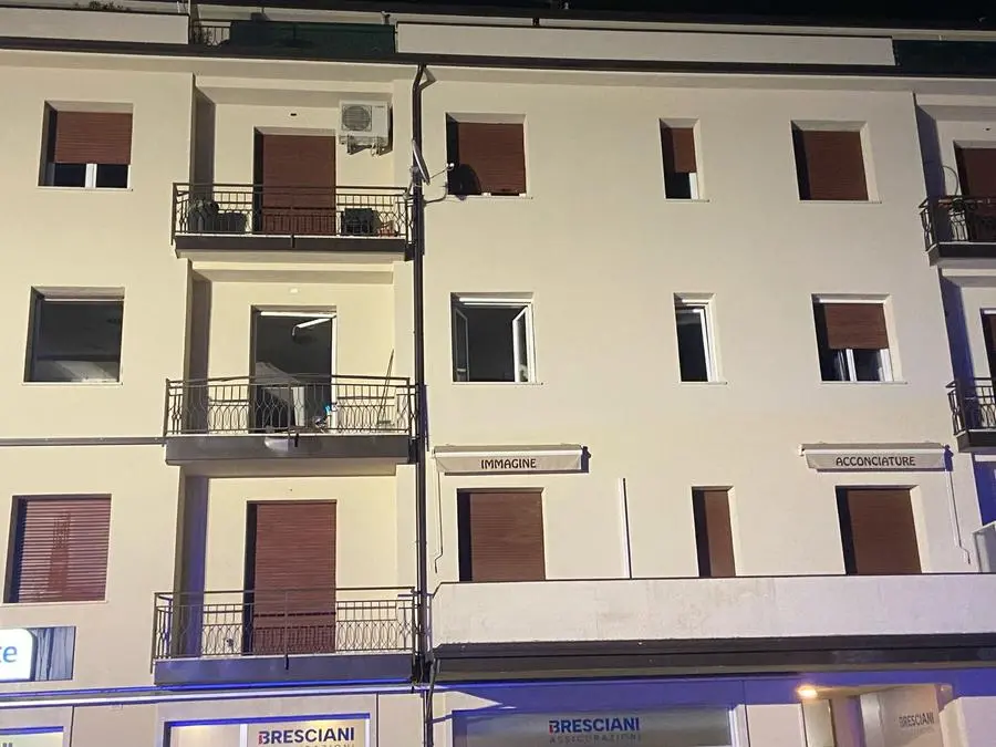 La palazzina all'interno della quale c'è stata l'esplosione