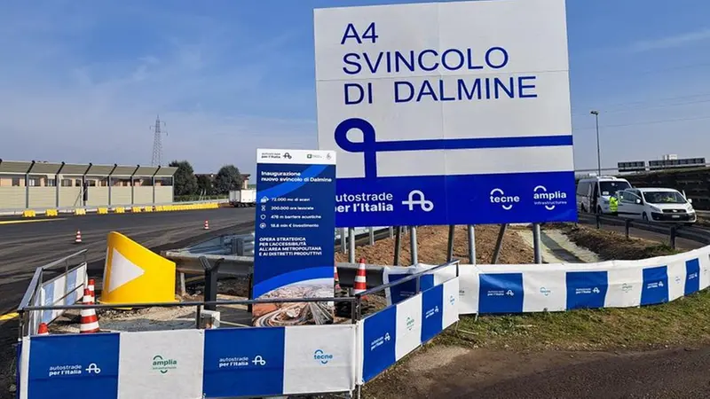 Lo svincolo è stato inaugurato il 21 febbraio