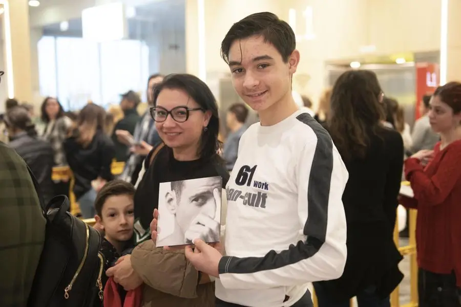 L'instore di Francesco Gabbani a Elnòs