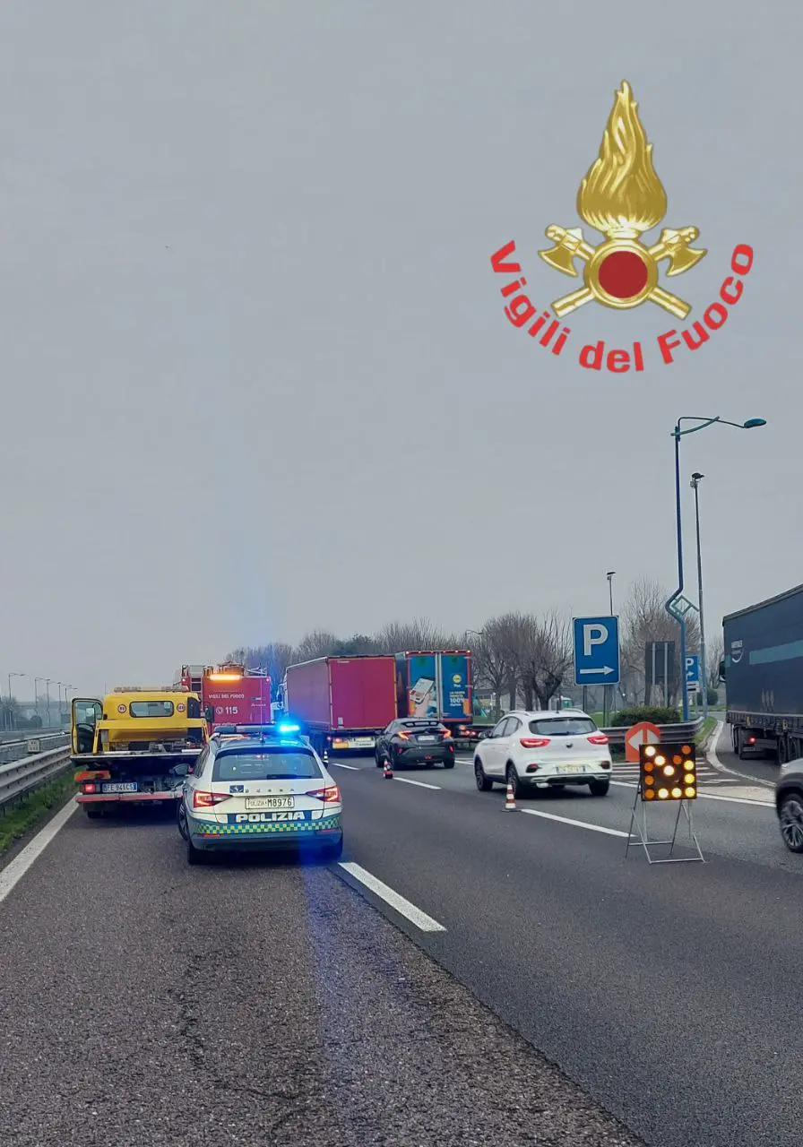 Incidente in A4 sabato mattina: ripercussioni sul traffico