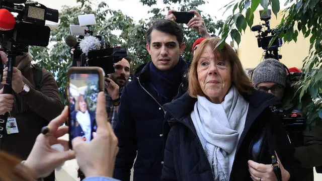 epa11780206 GisÃ¨le Pelicot (R), escorted by her lawyer Stephane Babonneau (C), arrives at the criminal court where her ex-husband Dominique Pelicot stands trial, in Avignon, South of France, 16 December 2024. Dominique Pelicot is accused of drugging and raping his then-wife, Gisele Pelicot. He is also accused of inviting dozens of men to rape her while she was unconscious at their home in Mazan, France, between 2011 and 2020. Fifty other men are facing trial for their alleged involvement. Dominique Pelicot could face a maximum sentence of 20 years in prison if convicted. EPA/Guillaume Horcajuelo