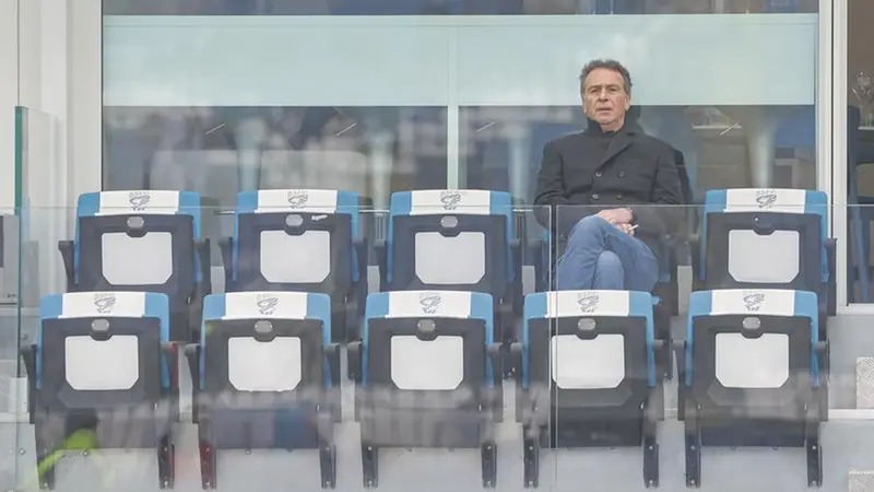 Da solo e in preghiera: così ieri Massimo Cellino - Foto New Reporter Nicoli © www.giornaledibrescia.it