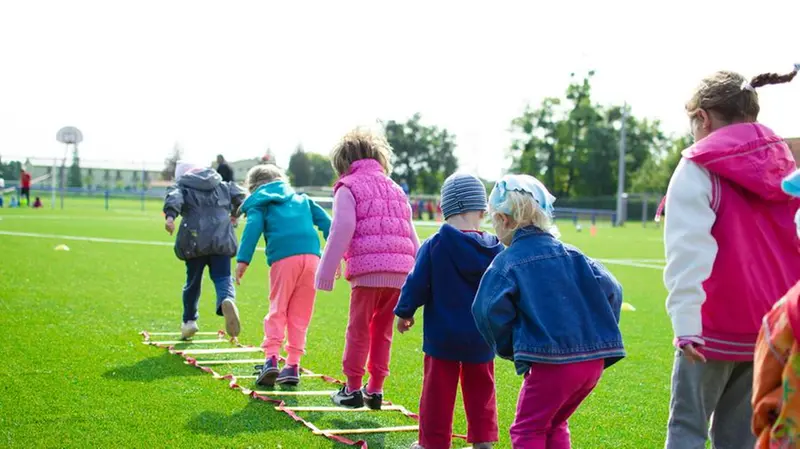 Bambini durante attività ludiche