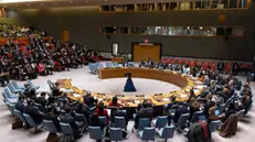 epa11905522 General view during a United Nations Security Council on 'Maintenance of international peace and security: Practicing multilateralism, reforming and improving global governance' at the United Nations (UN) headquarters in New York, New York, USA, 18 February 2025. EPA/JUSTIN LANE