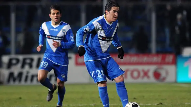 Felipe Sodinha in azione con la maglia del Brescia - Foto Reporter Zanardelli © www.giornaledibrescia.it