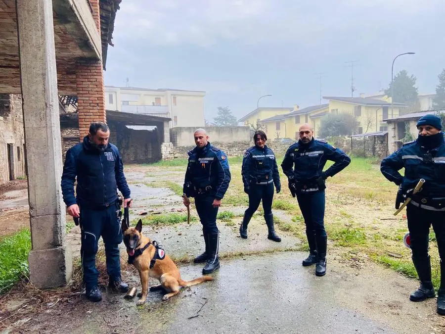 Rezzato, operazioni di sgombero da parte della Polizia locale