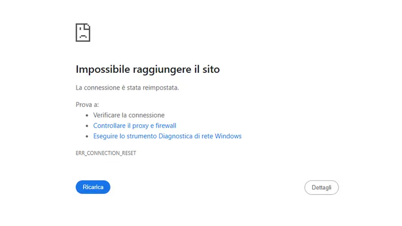 Il sito del Comune di Brescia la mattina del 27 febbraio 2025