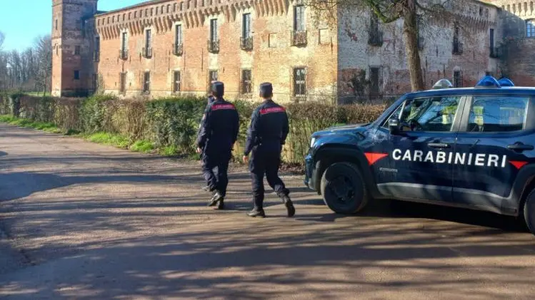 I carabineri forestali a Padernello per il sequestro