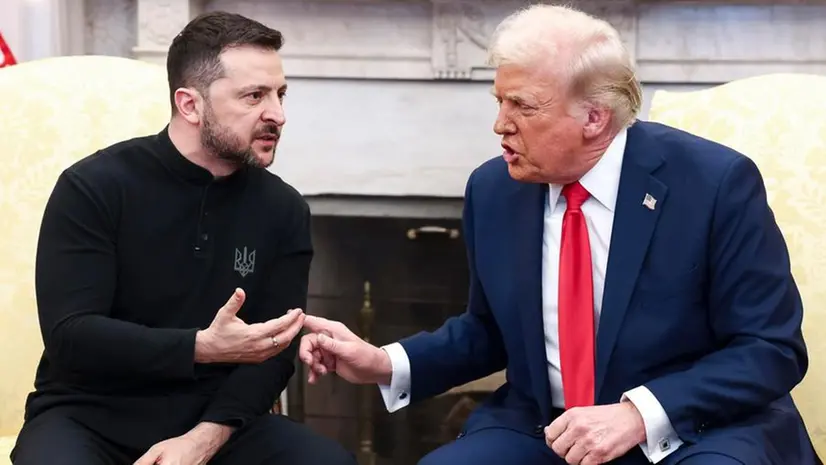 Zelensky e Trump nello Studio Ovale - Foto Ansa © www.giornaledibrescia.it