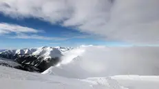 epa10452775 A general view of Polish Tatra mountains on Kasprowy Wierch, near Zakopane, Poland, 07 February 2023. After consultations with TOPR rescuers, the authorities of the Tatra National Park (TPN) decided to open most tourist and ski trails. The avalanche risk has dropped from the fourth to the third degree. EPA/Grzegorz Momot POLAND OUT