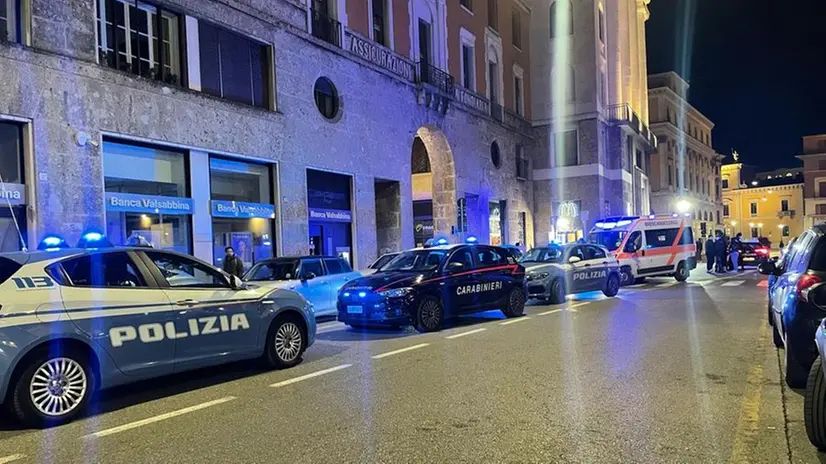 Rissa in centro sabato 1° marzo