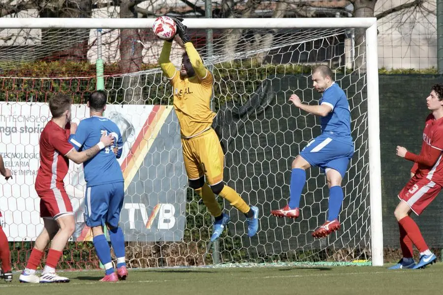 SPORT CALCIO FLERO SECONDA CATEGORIA FLERO REMEDELLO NELLA FOTO CIRILLO DEL FLERO 02-03-2025 PIERPAOLO PAPETTI AGENZIA NEWREPORTER