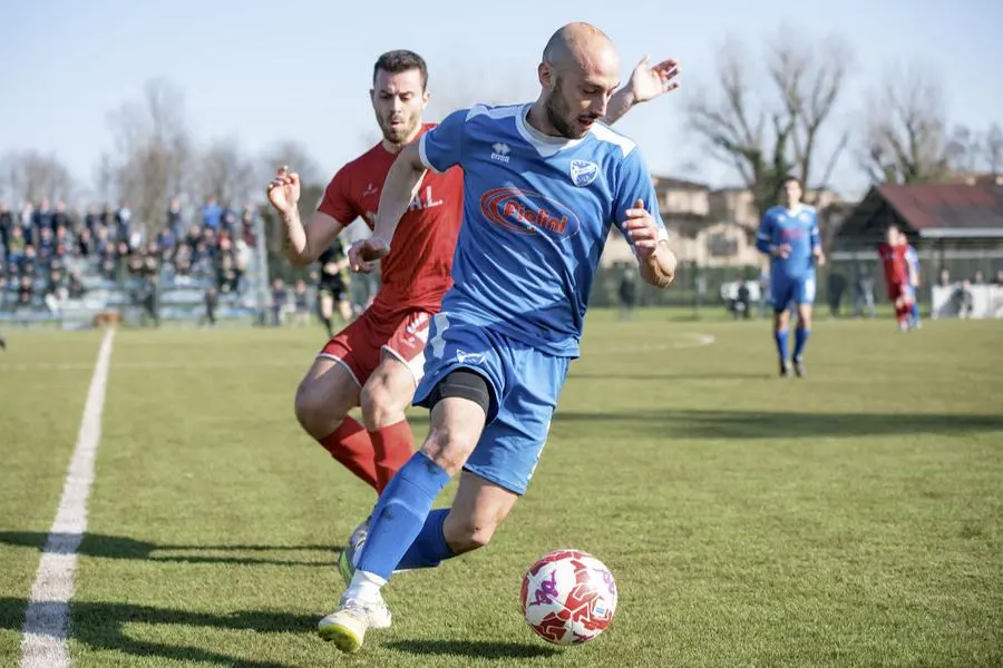 SPORT CALCIO FLERO SECONDA CATEGORIA FLERO REMEDELLO NELLA FOTO MAESTRINI DEL FLERO E FARA DEL REMEDELLO 02-03-2025 PIERPAOLO PAPETTI AGENZIA NEWREPORTER