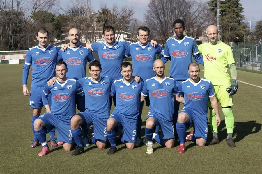 SPORT CALCIO FLERO SECONDA CATEGORIA FLERO REMEDELLO NELLA FOTO FORMAZIONE DEL REMEDELLO 02-03-2025 PIERPAOLO PAPETTI AGENZIA NEWREPORTER