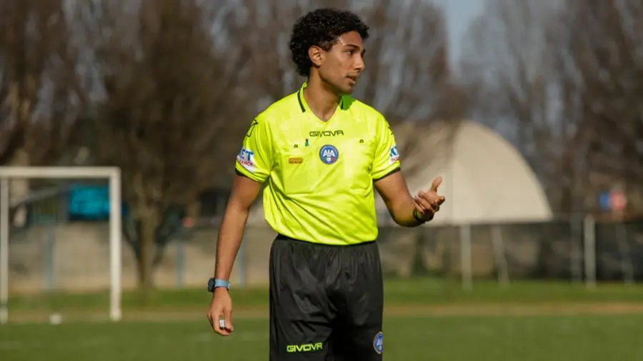 SPORT CALCIO PROMOZIONE VEROLESE - LODRINO NELLA FOTO SEIFEDDINE BEN AMARA DIRETTORE DI GARA 02/03/2025 marazzani@newreporter