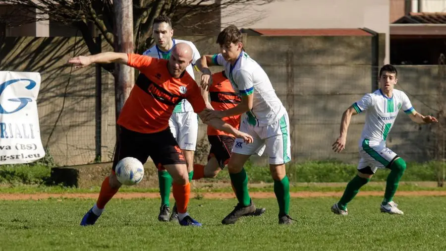 SPORT CALCIO PROMOZIONE VEROLESE - LODRINO NELLA FOTO CORRADI (VEROLESE) OPPICI (LODRINO) 02/03/2025 marazzani@newreporter