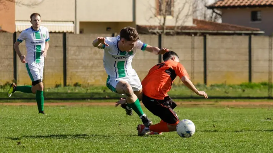 SPORT CALCIO PROMOZIONE VEROLESE - LODRINO NELLA FOTO KHARBOUCHE (VEROLESE) VERONESE(LODRINO) 02/03/2025 marazzani@newreporter